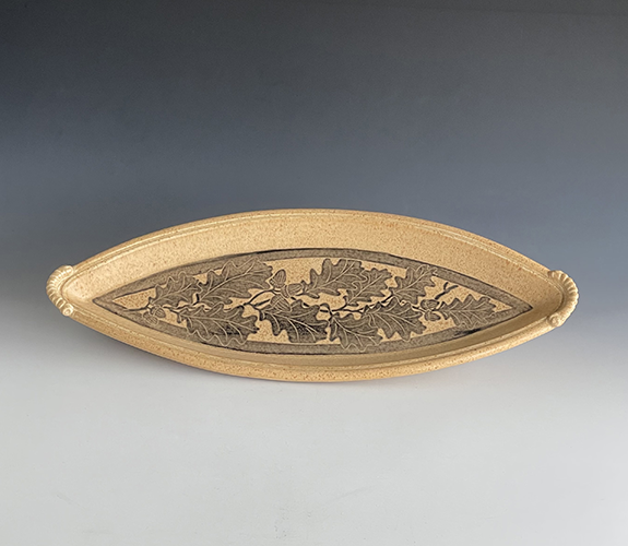 Oak Leaf Tray - Richard & Susan Roth